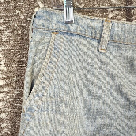 Vintage 70's Levi's Orange Tab Flare/Bootcut Light Wash Jeans Slash Pocket - Picture 4 of 13